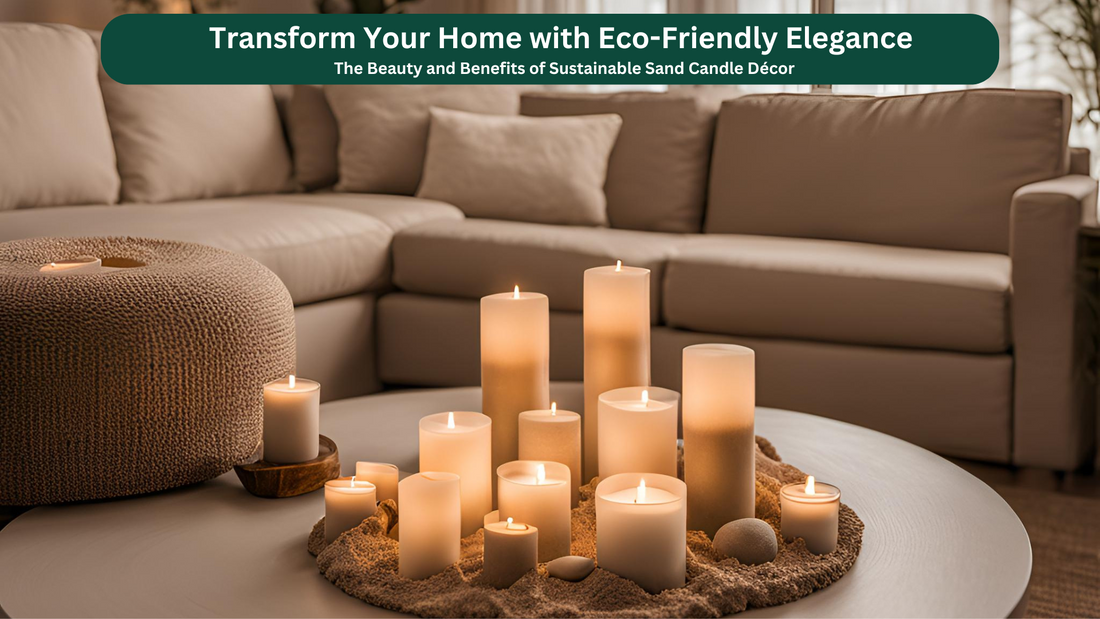 Transform Your Home with Eco-Friendly Elegance: The Beauty and Benefits of Sustainable Sand Candle Décor