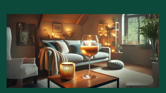 Transform Your Living Room: Elevate Ambiance with Aurawick’s Wine Glass Candles