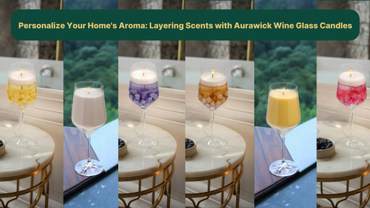 Scented Wine Glass Candles