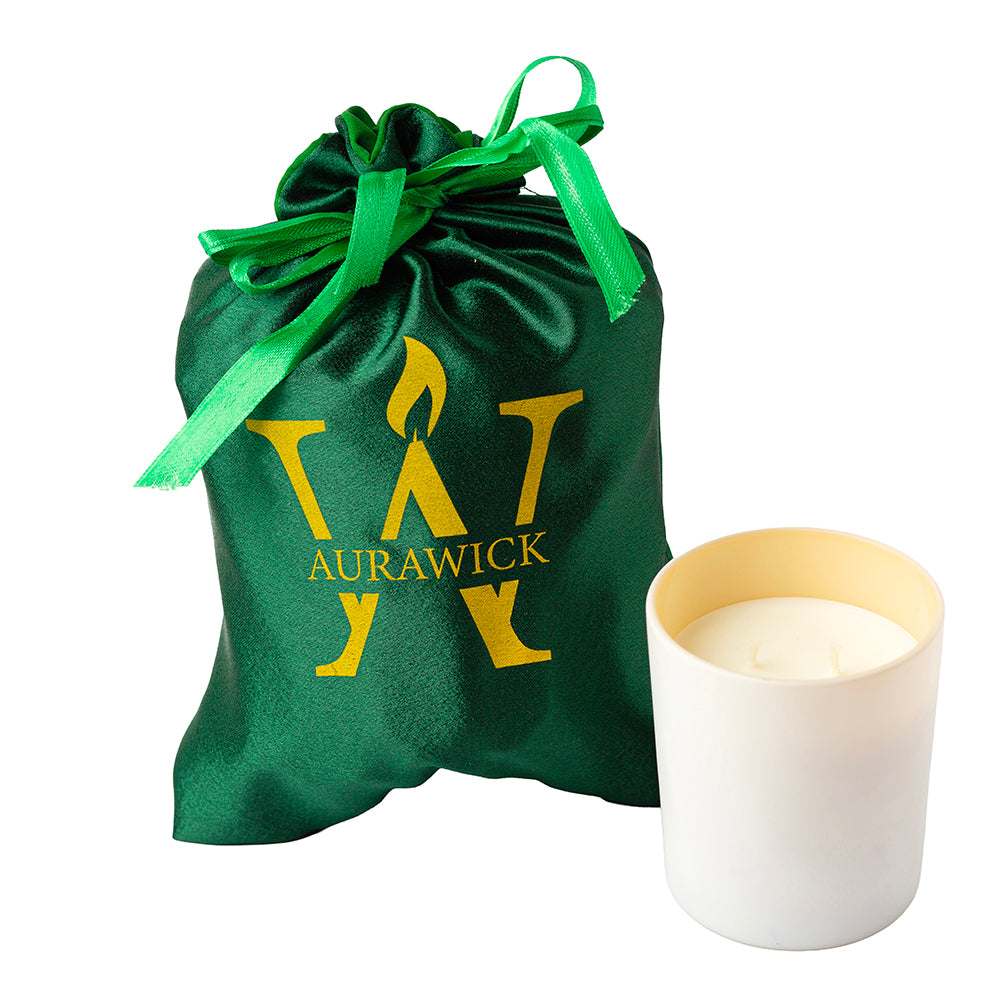 Luminous Collection - Water Lilly Scented Candle - 450 gm White Jar