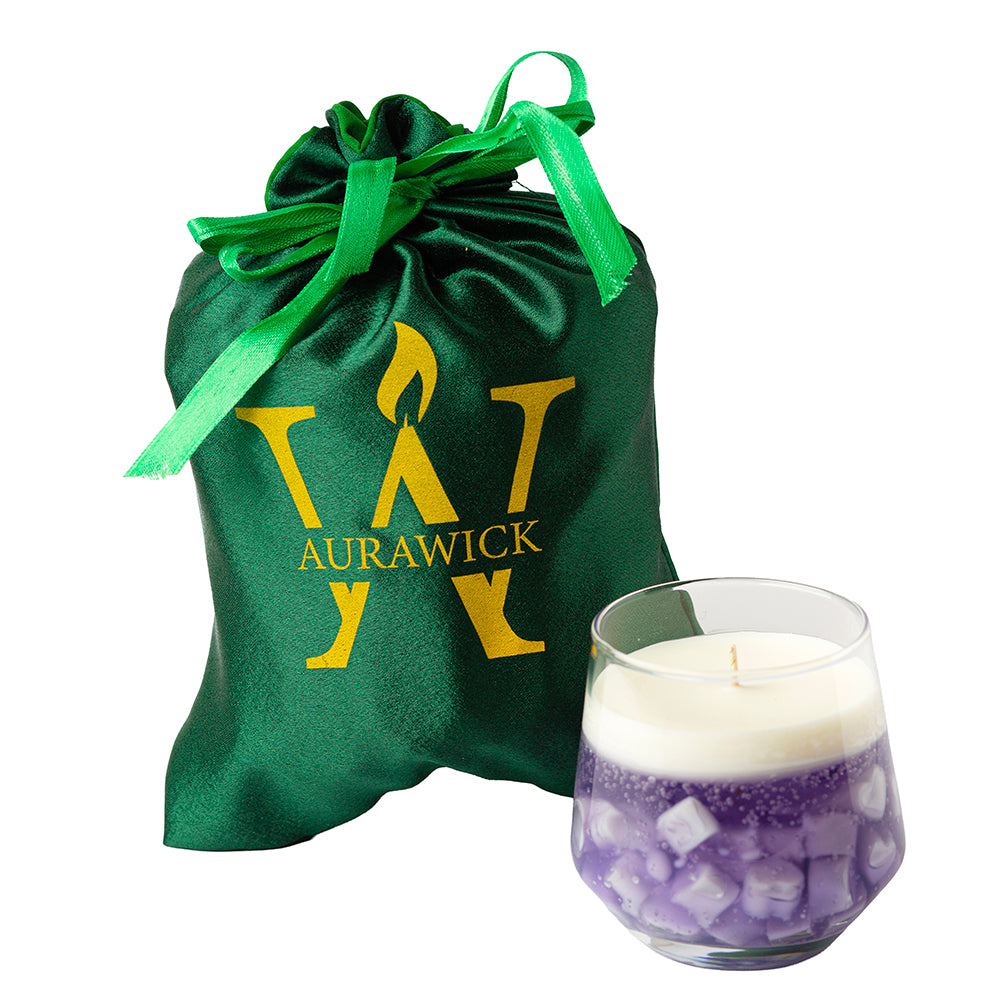 buy Aurum Glow Lavender Scented Candle