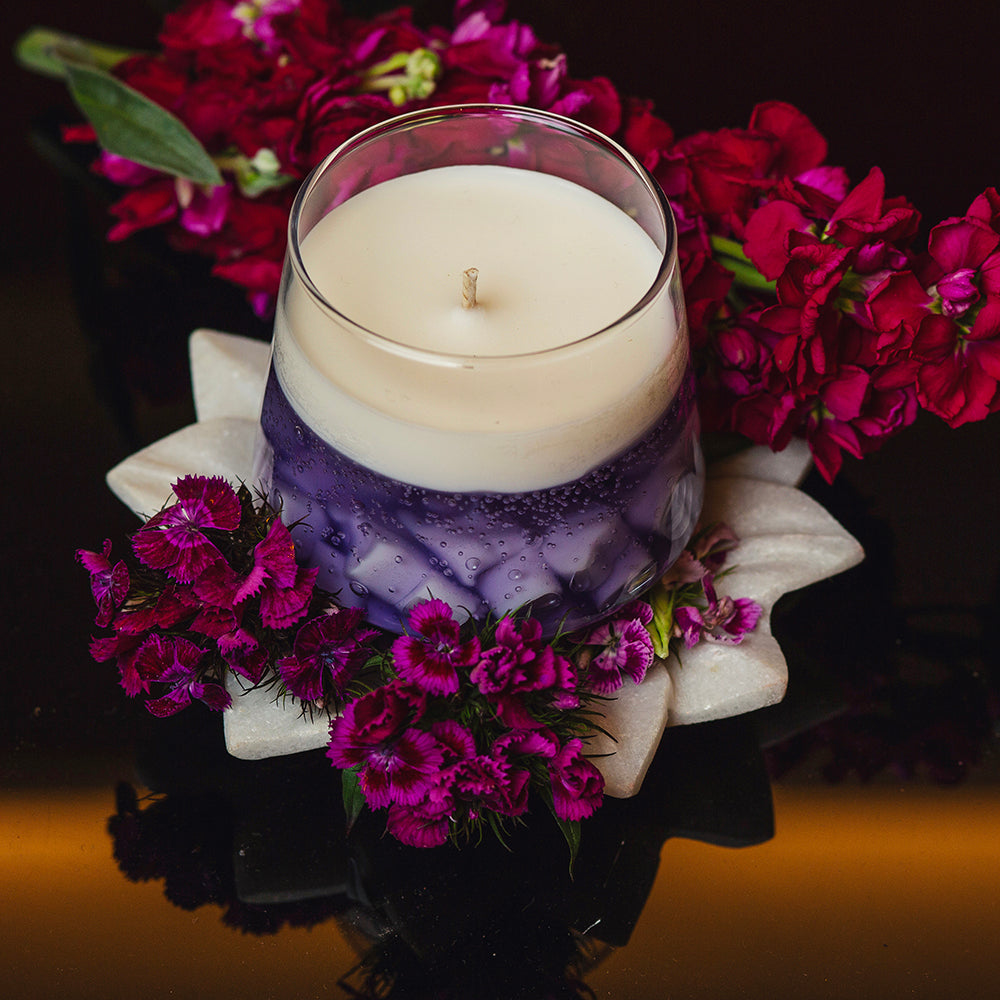 Aurum Glow Lavender Scented Candle