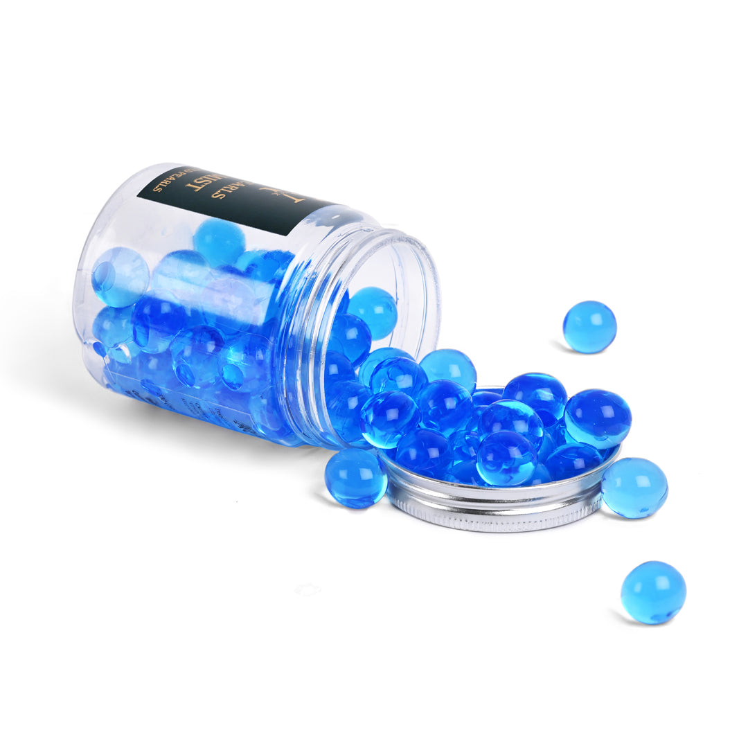 Aurawick Aura Pearls Blue Mist – Long-Lasting Fragrance Beads | Advanced Odor Eliminator & Deodorizer for Car, office cabin, & Wardrobe| 1 Pack