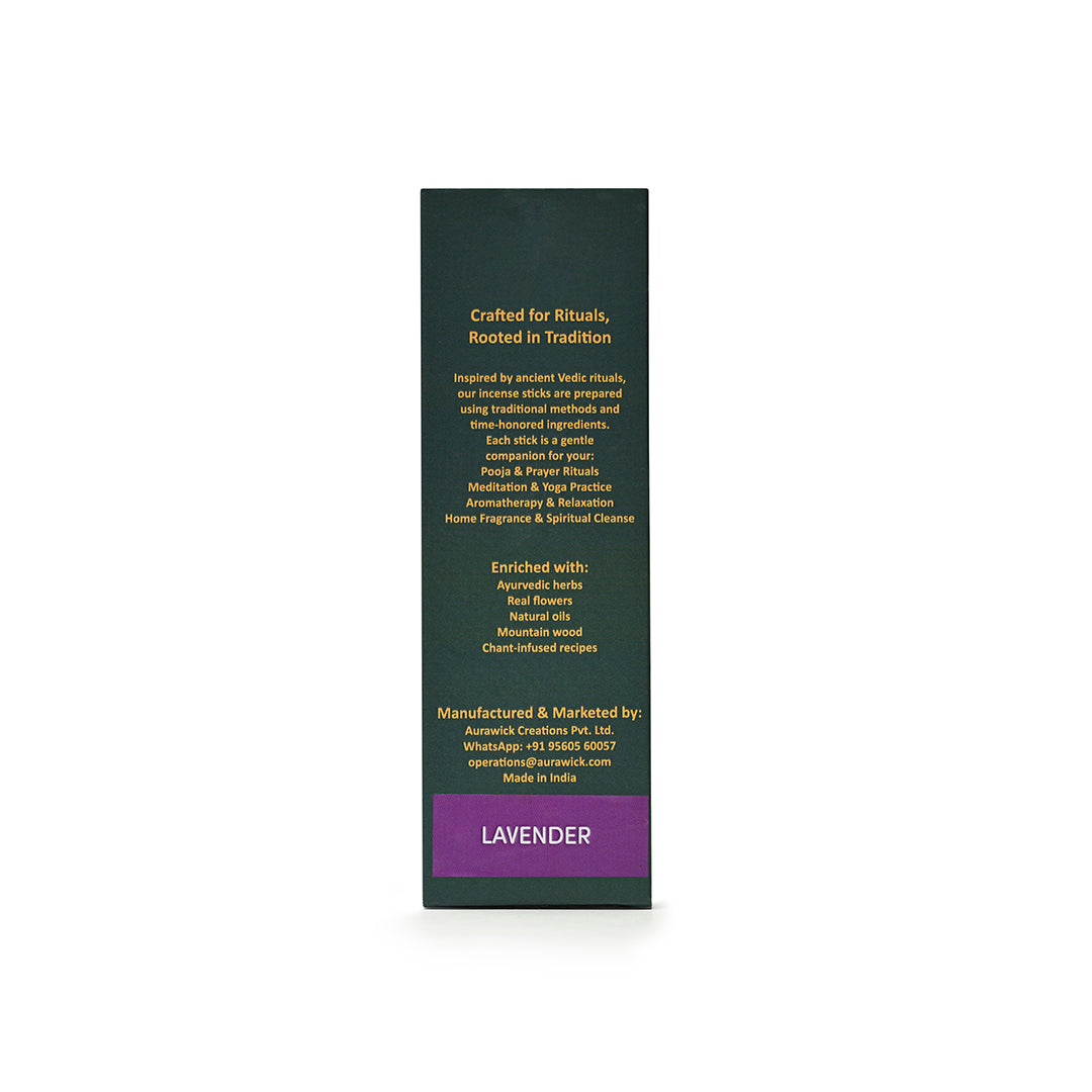 Organic Lavender Dhoop Sticks | Pack of 6