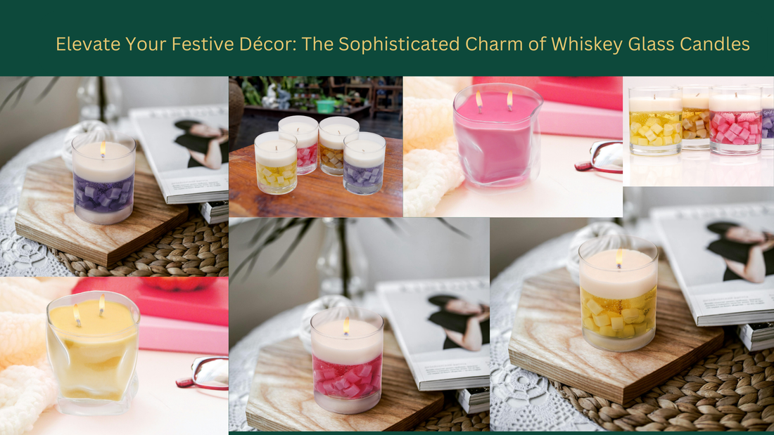 Elevate Your Festive Décor: The Sophisticated Charm of Whiskey Glass Candles