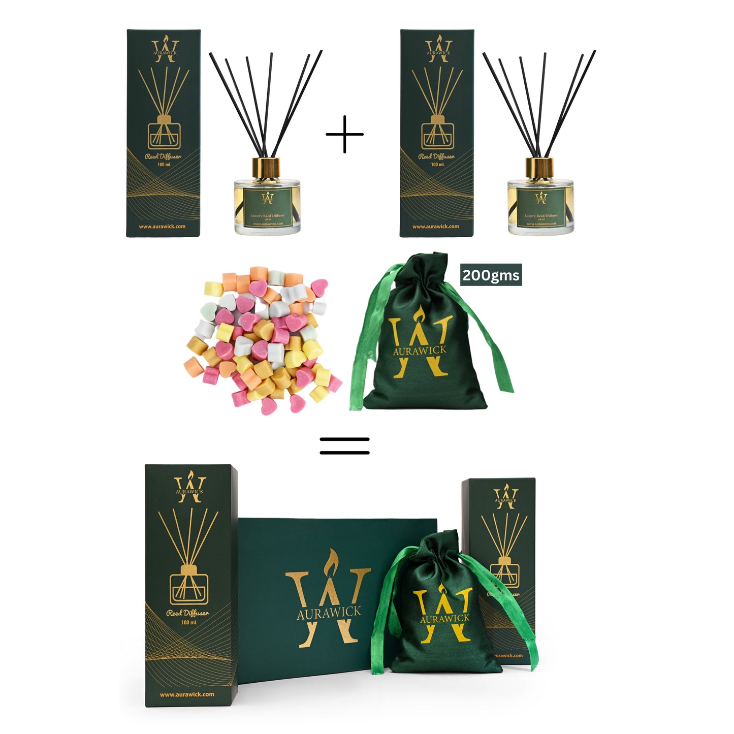 Reed Diffuser & Wax Melts Gift Pack @ Rs.2399