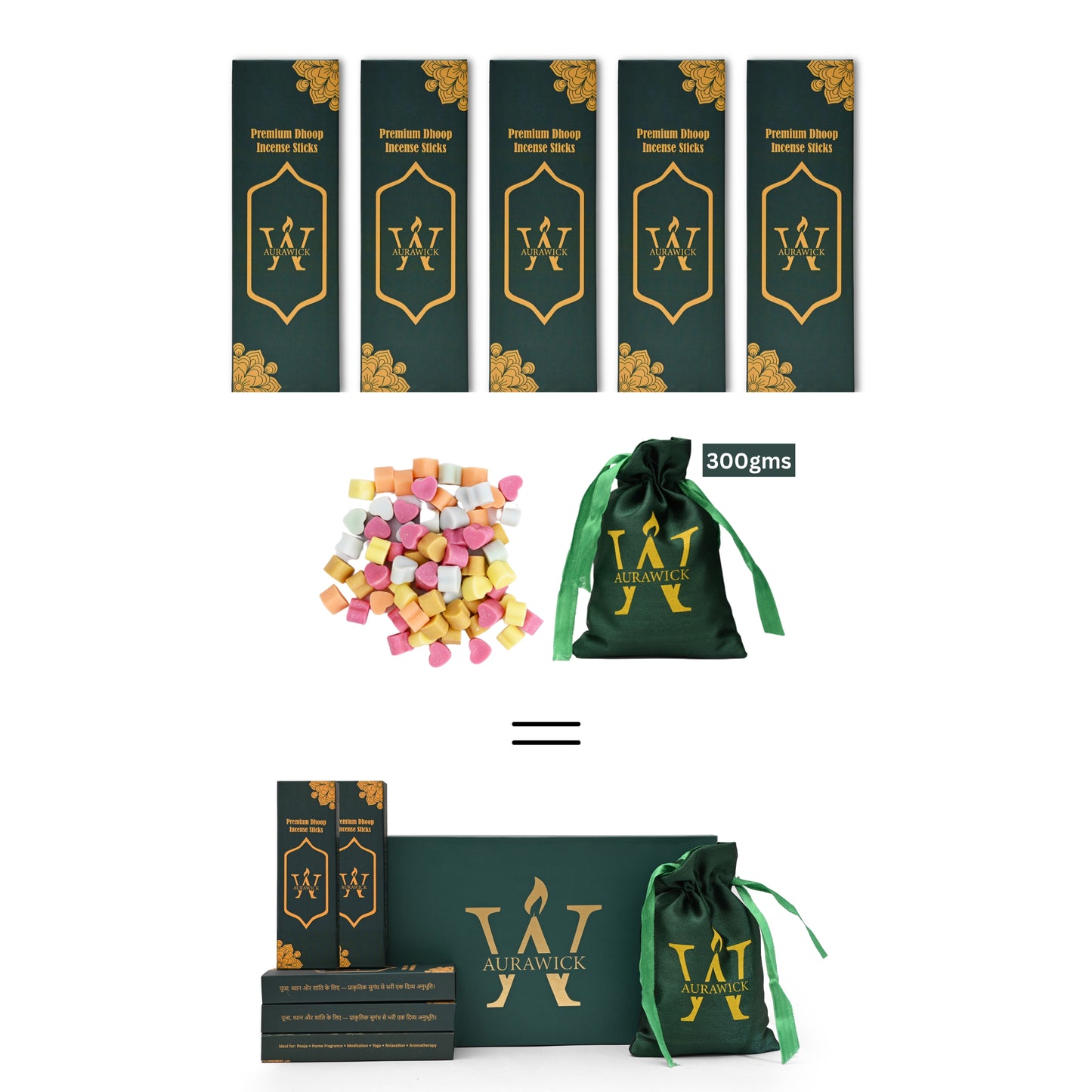 Dhoop Sticks & Wax Melts Gift Pack - 1499