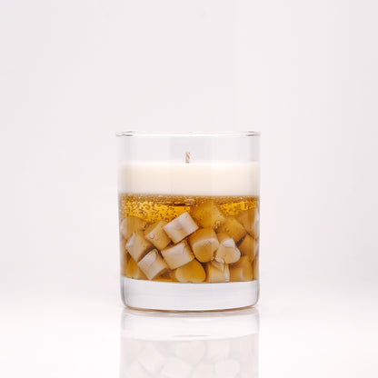 Ciderwood & Sandalwood Aura -  Ciderwood & Sandalwood Scented Candle in Whisky Glass