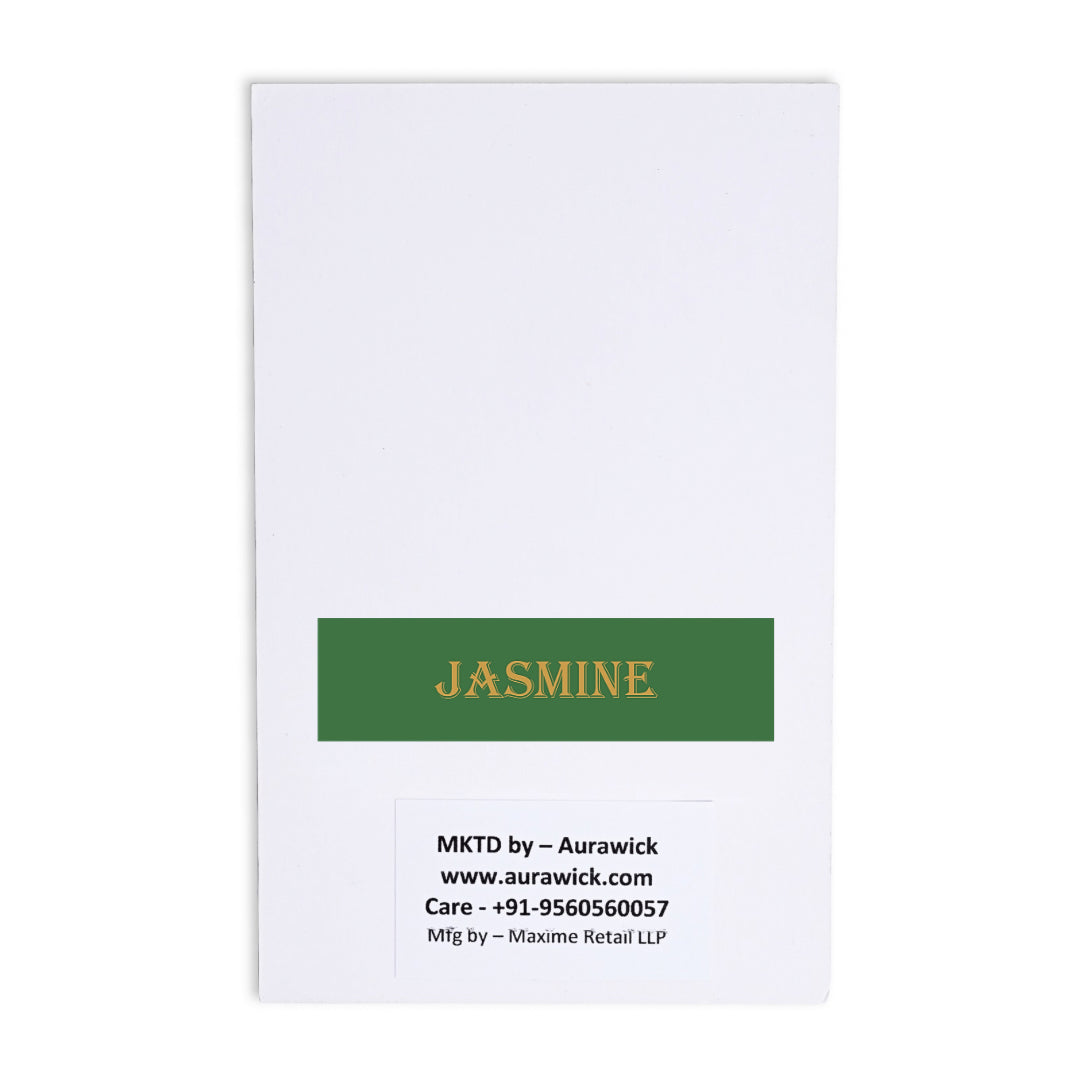 Aurawick Purespace Jasmine – Hanging Glass Bottle Air Freshener | Premium Liquid Diffuser for Car, Wardrobe, & Office | Long-Lasting Floral Fragrance | 10ml