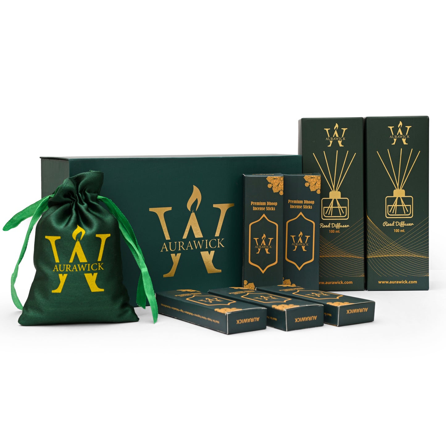 Reed Diffuser, Dhoop Sticks & Wax Melts Jumbo Gift Pack @ 2999