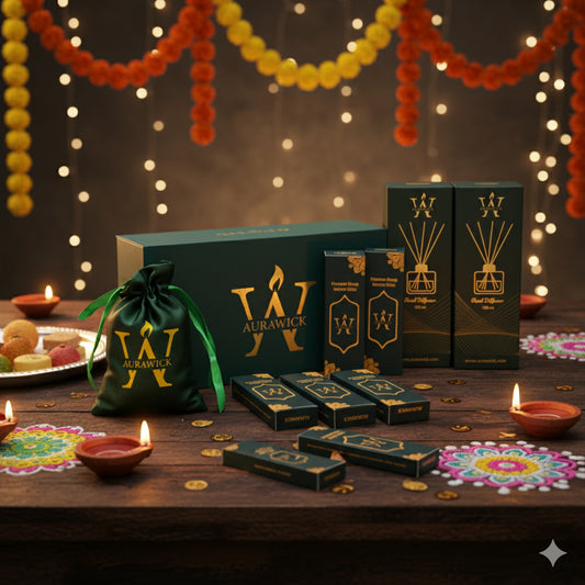 Reed Diffuser, Dhoop Sticks & Wax Melts Jumbo Gift Pack @ 2999