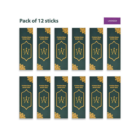 Organic Lavender Dhoop Sticks | Pack of 12