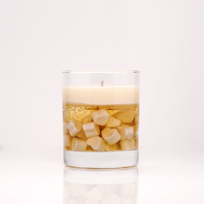 Vanilla Aura -  Vanilla Scented Candle in Whisky Glass