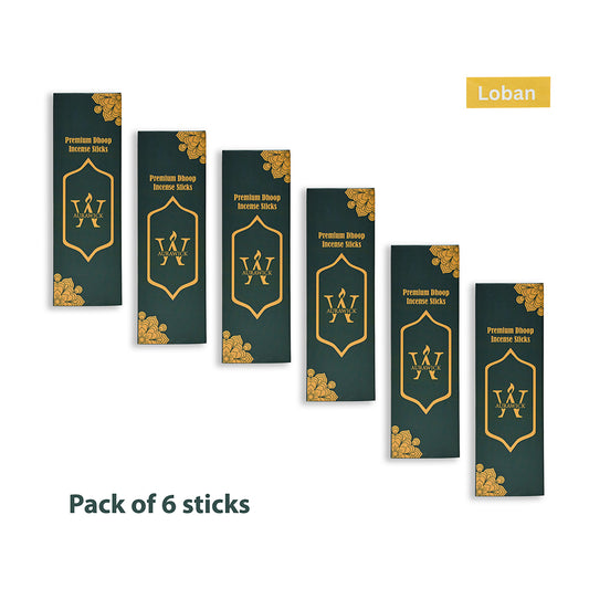Organic Loban Dhoop Sticks | Pack of 6