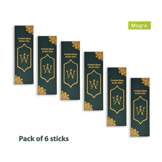 Organic Mogra Dhoop Sticks | Pack of 6