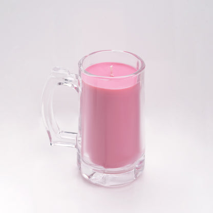 Mugmelt Rose  -  Rose Scented Solid Candle in Beer Mug