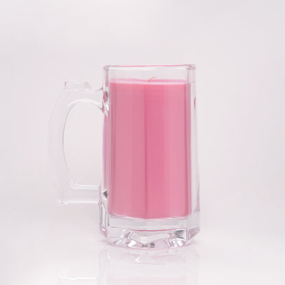 Mugmelt Rose  -  Rose Scented Solid Candle in Beer Mug