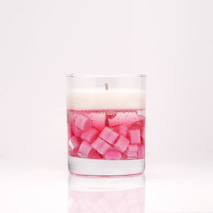 Rosé Aura -  Rosé Scented Candle in Whisky Glass