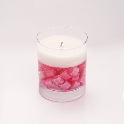 Rosé Aura -  Rosé Scented Candle in Whisky Glass