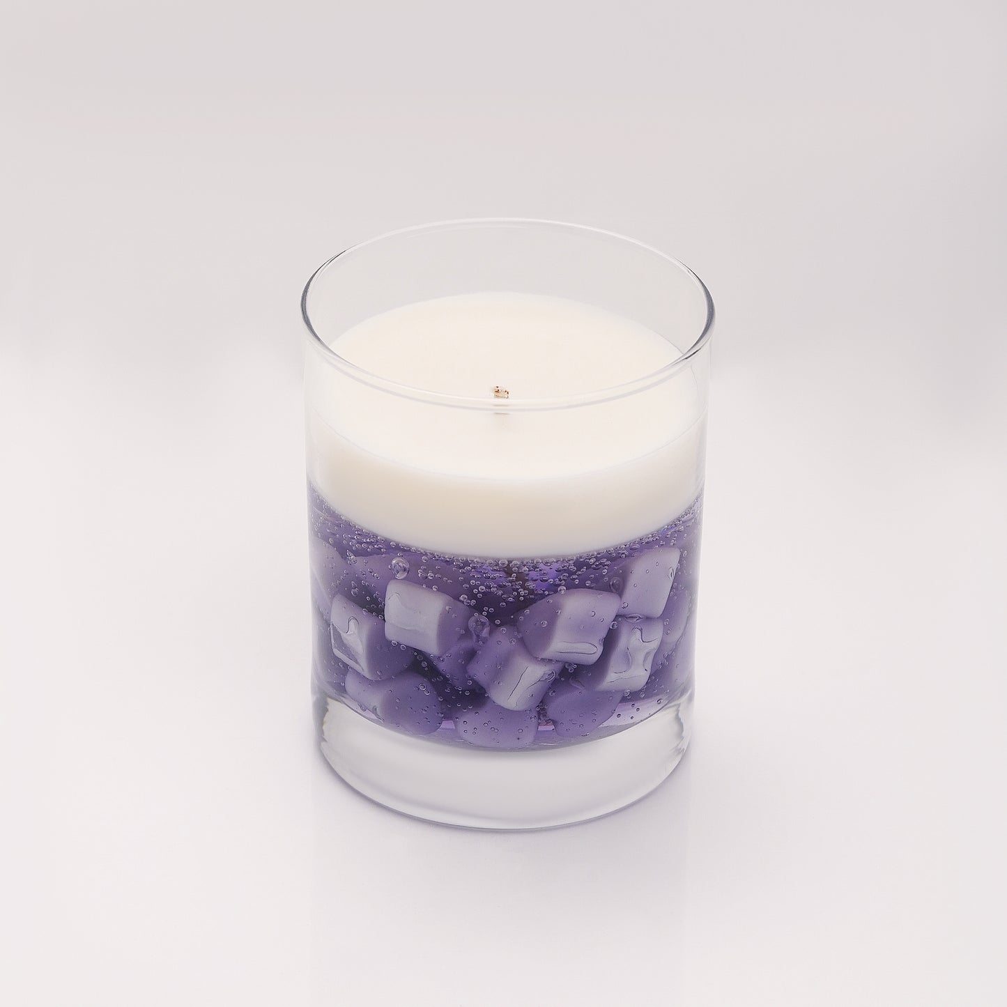 Lavender Aura -  Lavender Scented Candle in Whisky Glass