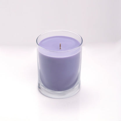 Lavender Barrellight -  Lavender Scented Solid Candle in Plain Whisky Glass