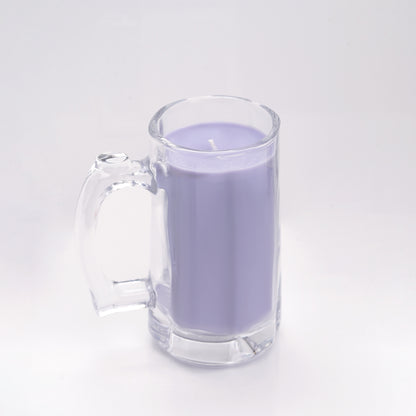 Mugmelt Lavender  -  Lavender Scented Solid Candle in Beer Mug