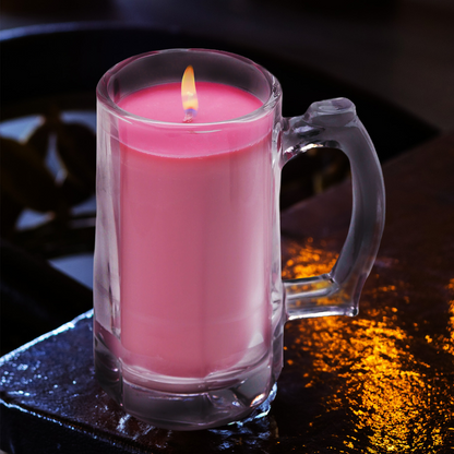 Mugmelt Rose  -  Rose Scented Solid Candle in Beer Mug