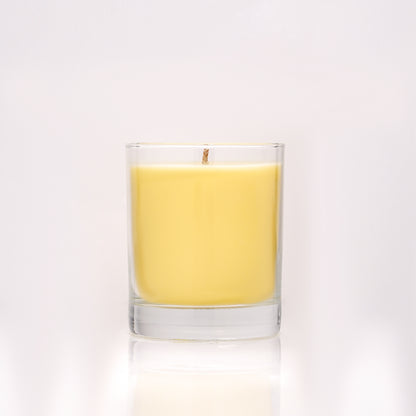 Jasmine Barrellight -  Jasmine Scented Solid Candle in Plain Whisky Glass