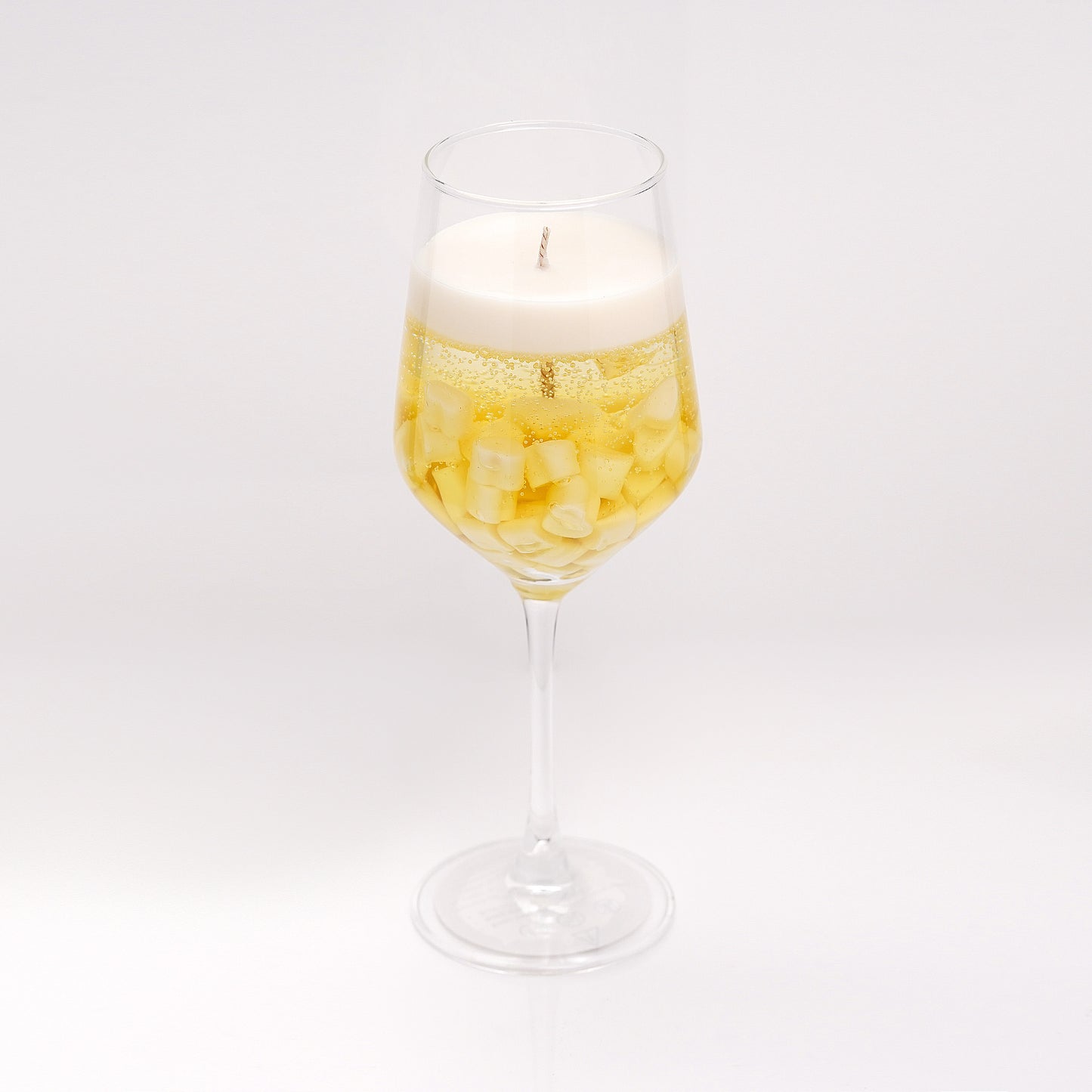 Jasmine Reverie -  Jasmine Scented Candle in Wine Glass