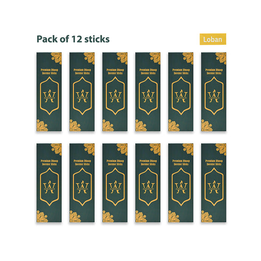 Organic Loban Dhoop Sticks | Pack of 12